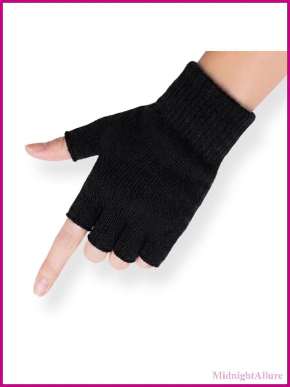 Fingerless Gloves Half Finger Knit Winter Warm Typing Touchscreen